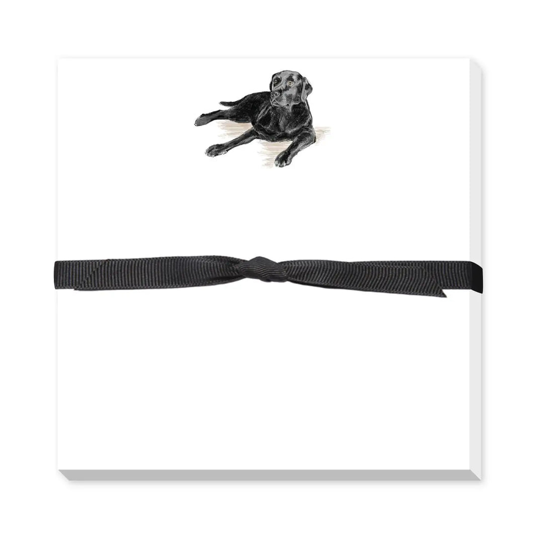 Black Lab Doodle Notepad