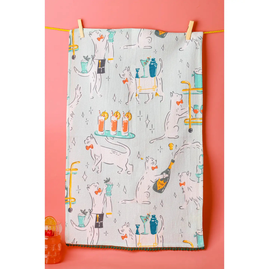 The Piper Cocktail Hour Dish Towel
