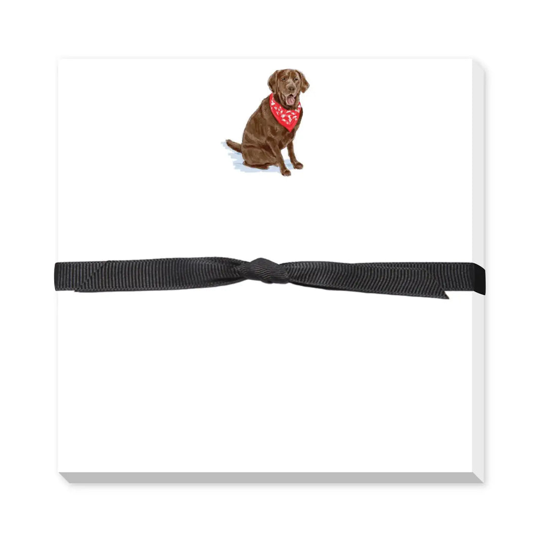 Chocolate Lab Doodle Notepad