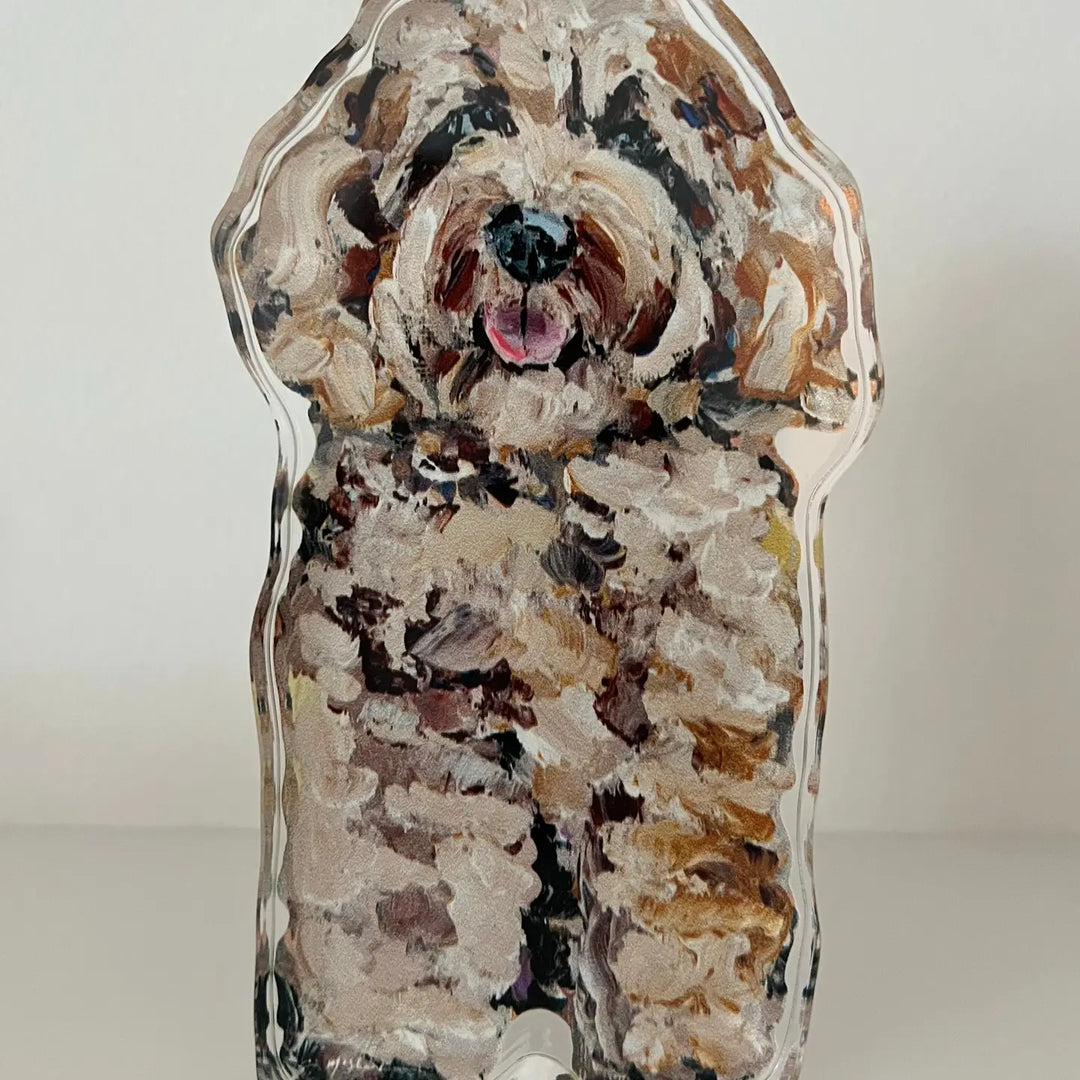 "Cockapoo Blonde" Acrylic Shelfie