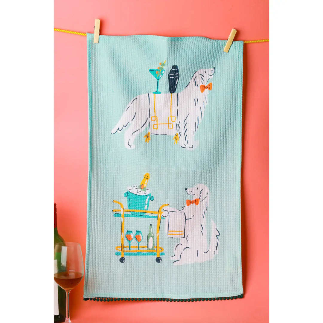 The Rosie Cocktail Hour Dish Towel
