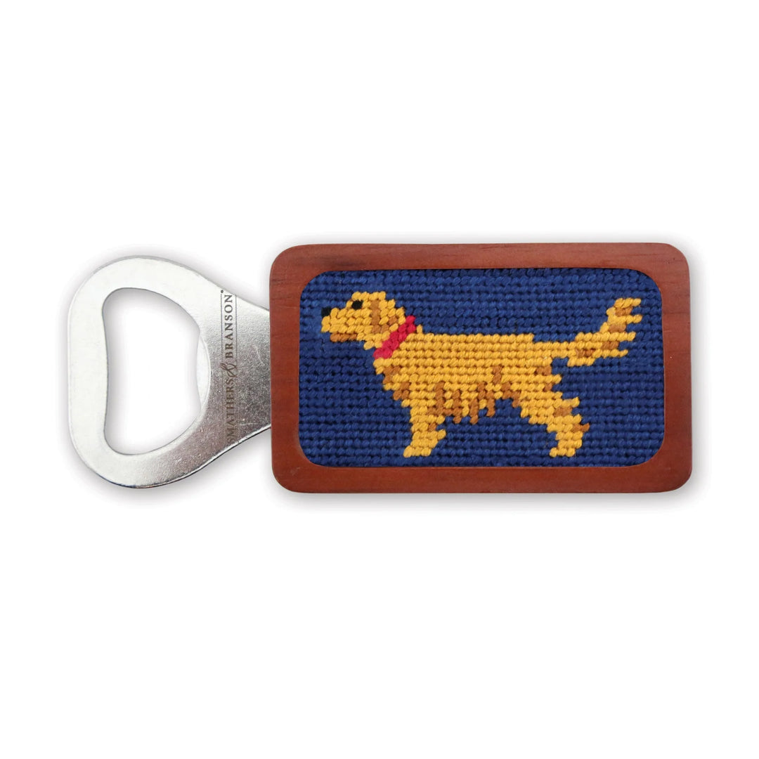 Smathers & Branson-Golden Retriever Bottle Opener (Classic Navy)