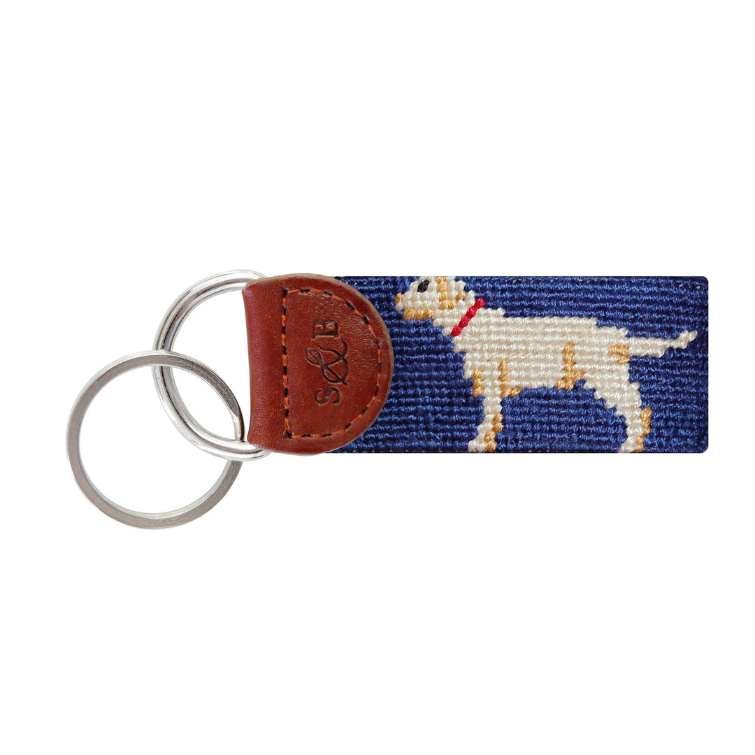 Smathers & Branson-Yellow Lab Key Fob (Classic Navy) Regular price