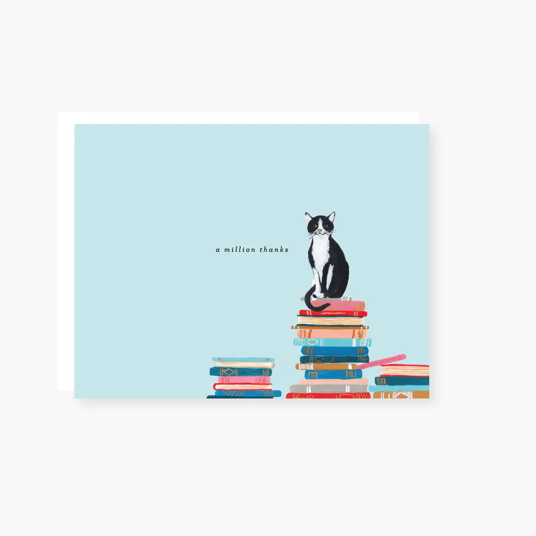 Cats and Stacks Thank You Card