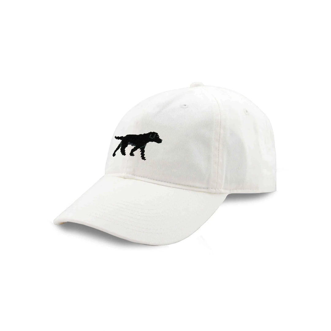 Smathers & Branson-Black Lab Walking Hat (White)
