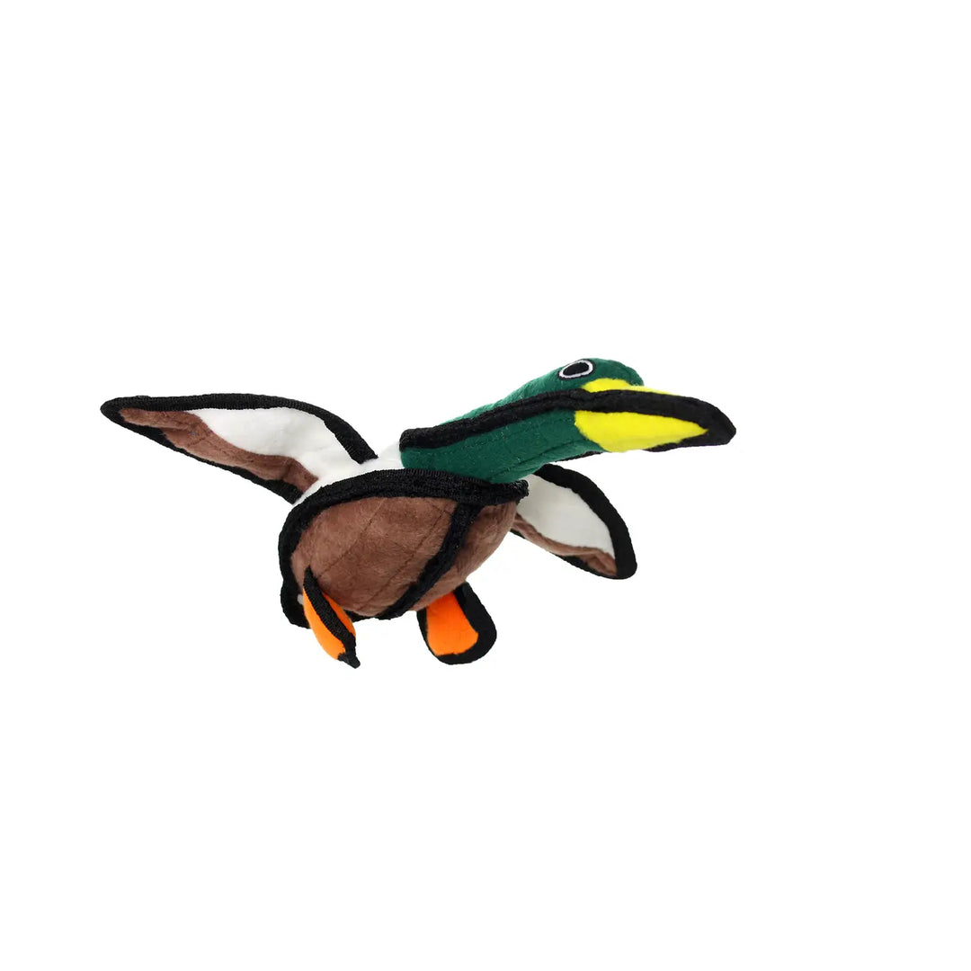 Tuffy Barnyard Duck, Durable, Tough, Squeaky Dog Toy (Small)