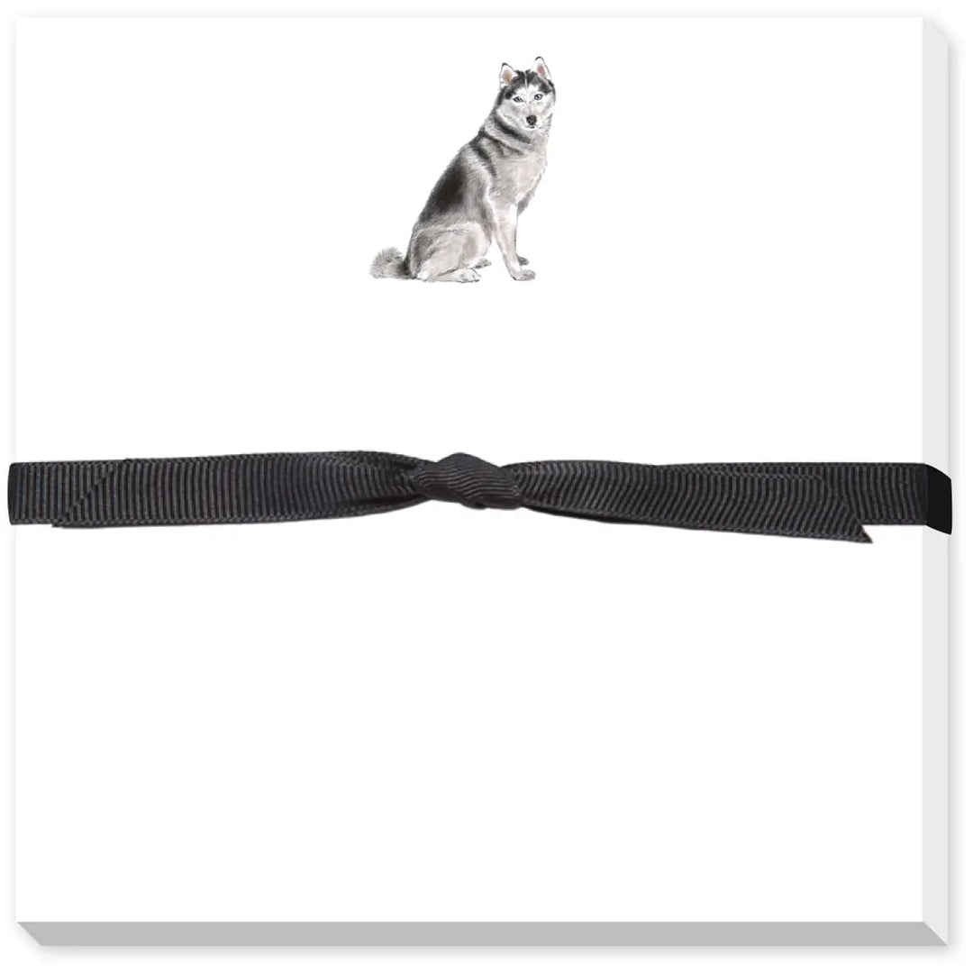 Siberian Huskie Doodle Notepad