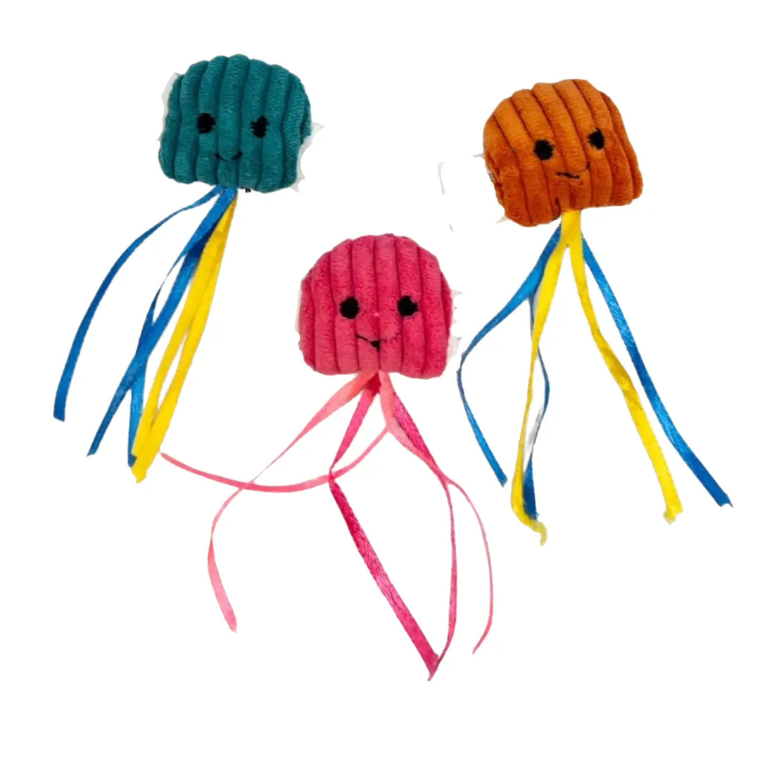 Hugglekats Jellie Fish Cat Toys (3pk)