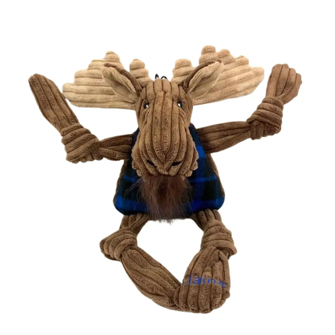 Maine Moose Buffalo Check Knottie Plush Dog Toy (Large)