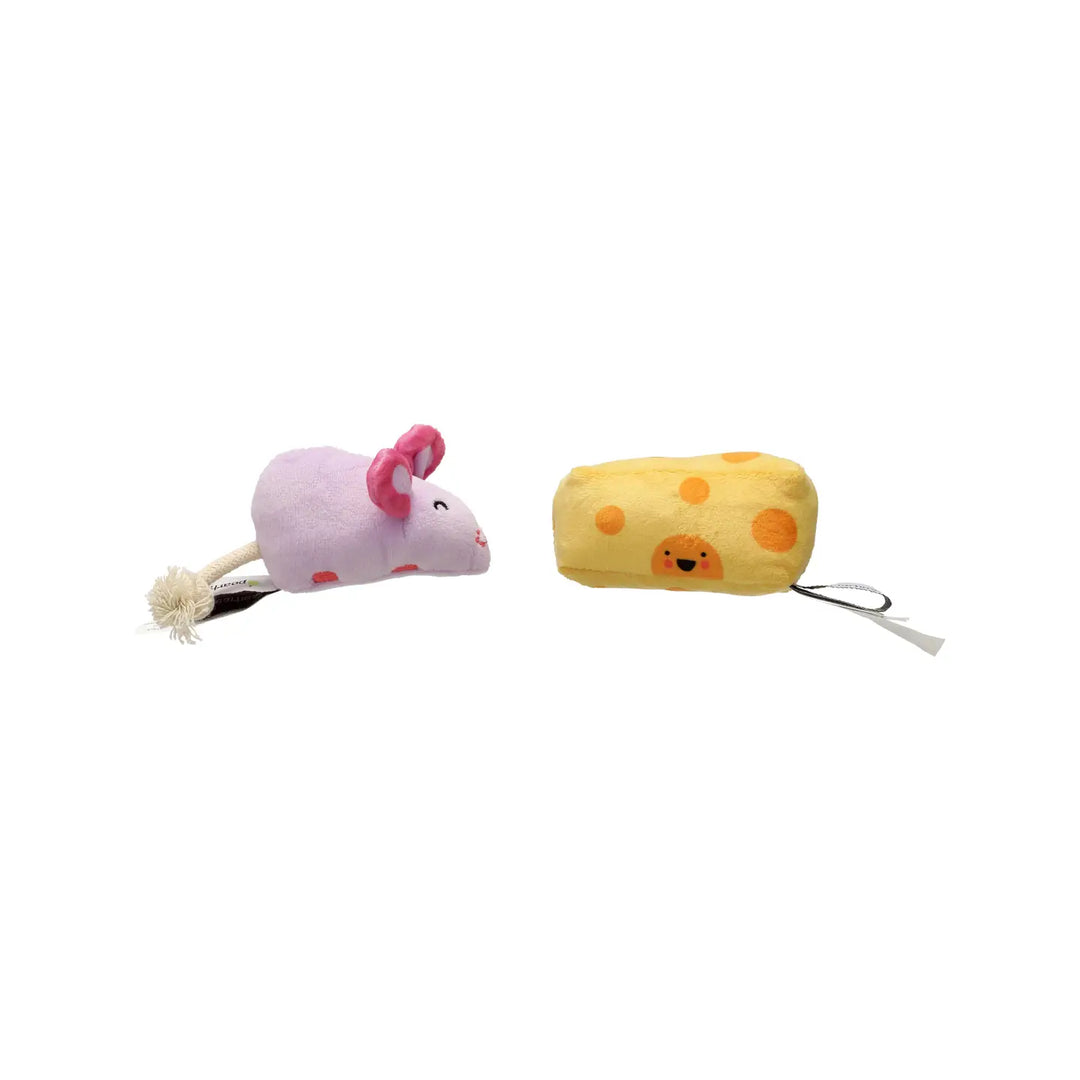 Mouse and Cheese Cat Toy