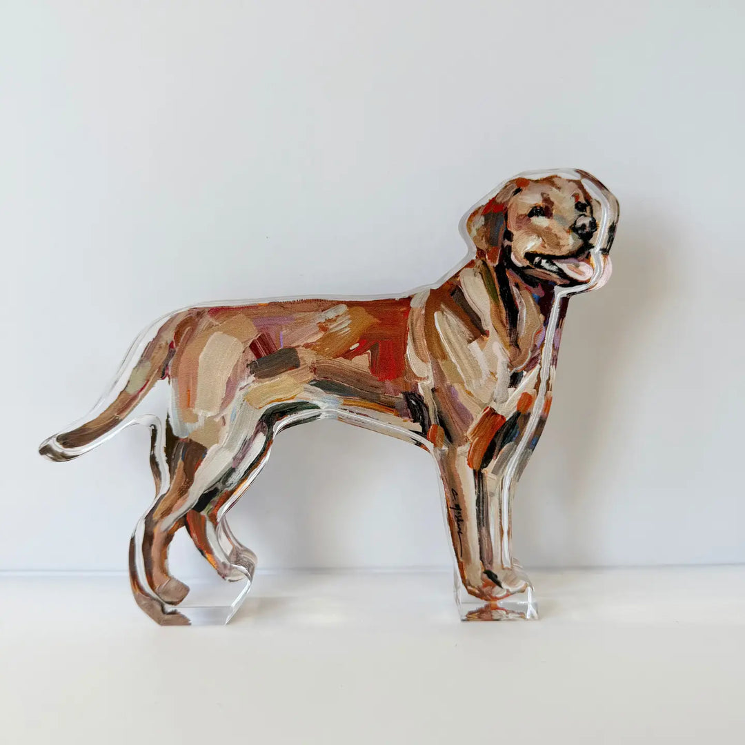 “Red Fox Lab” Acrylic Shelfie