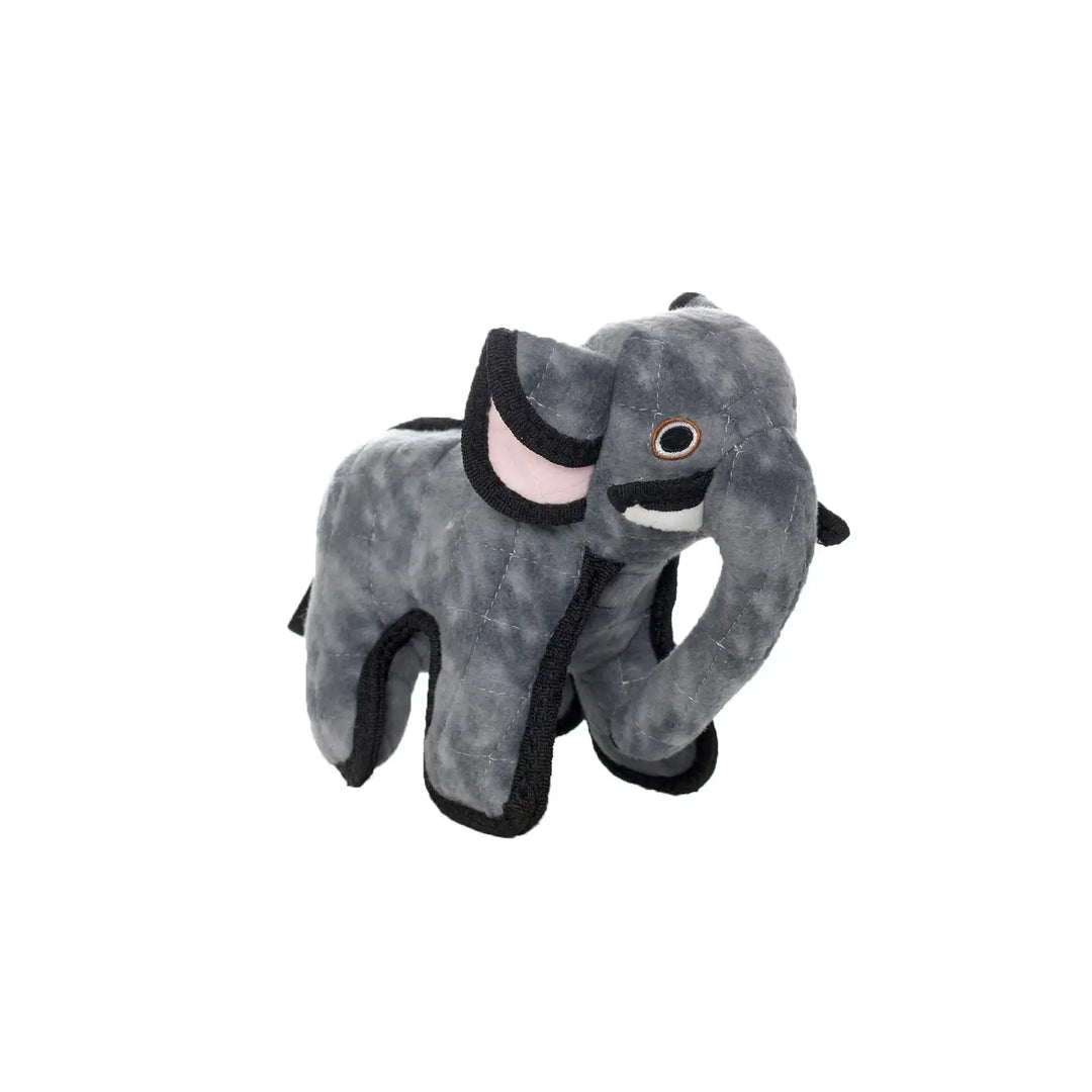 Tuffy Zoo Elephant, Durable, Squeaky Dog Toy (Small)