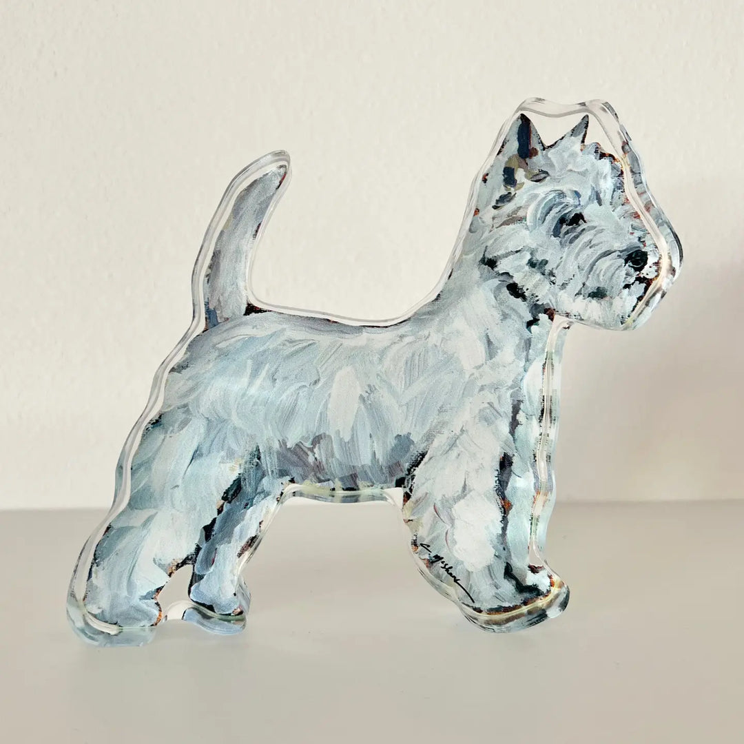 "Westie" Acrylic Shelfie