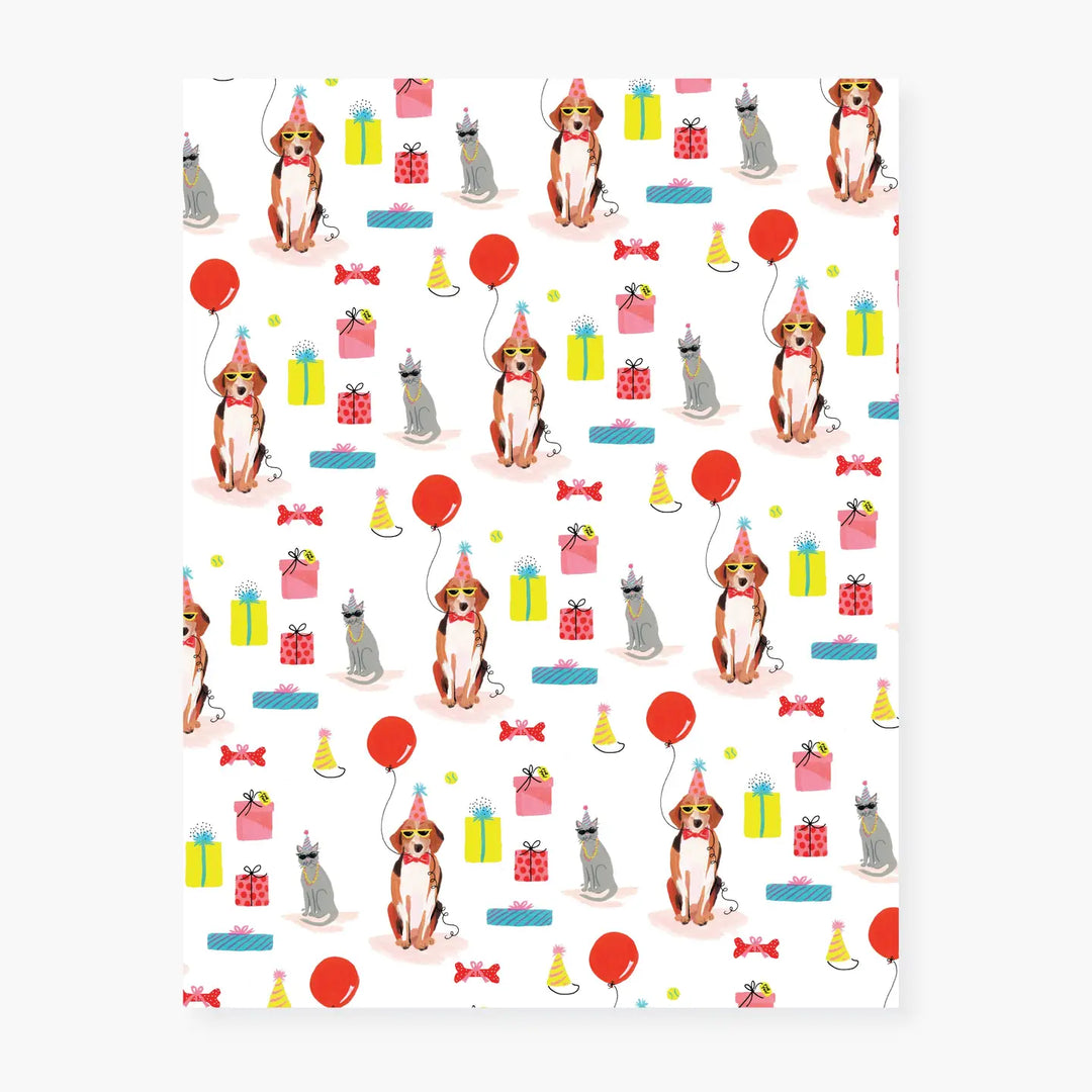 Party Pets Wrapping Paper
