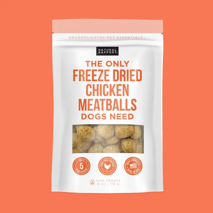 The Only Freeze Dried Chicken Meatballs Dogs Need