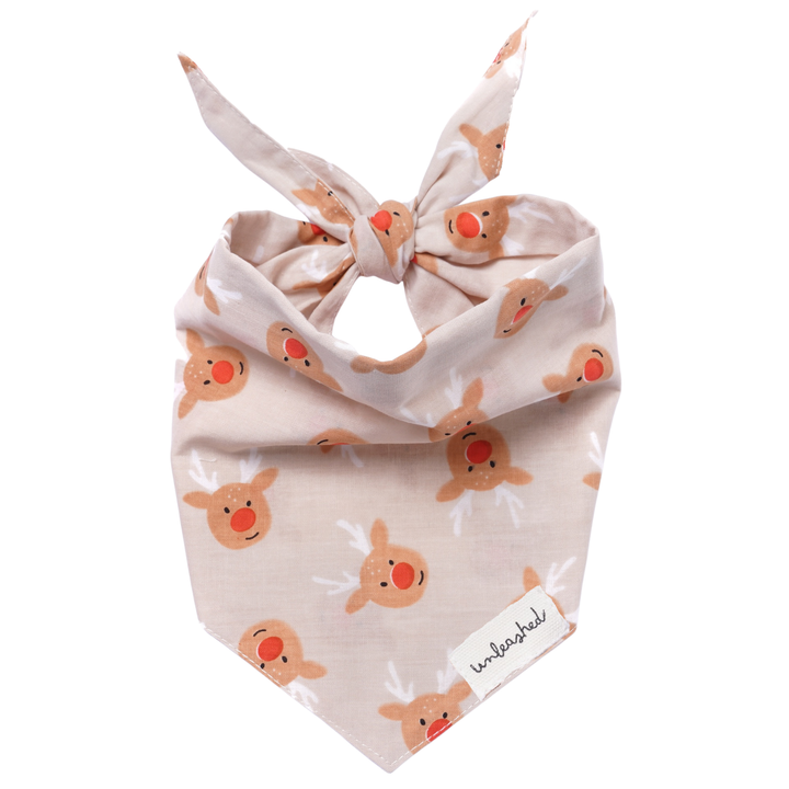 Unleashed Bandana- Rudolph