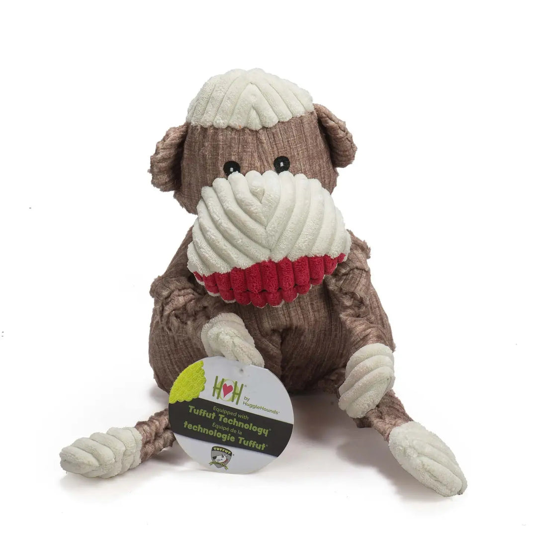 Stuey Sock Monkey Knottie Dog Toy