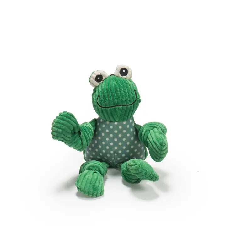 Fergie Frog Knottie Plush Dog Toy (Small & Large)