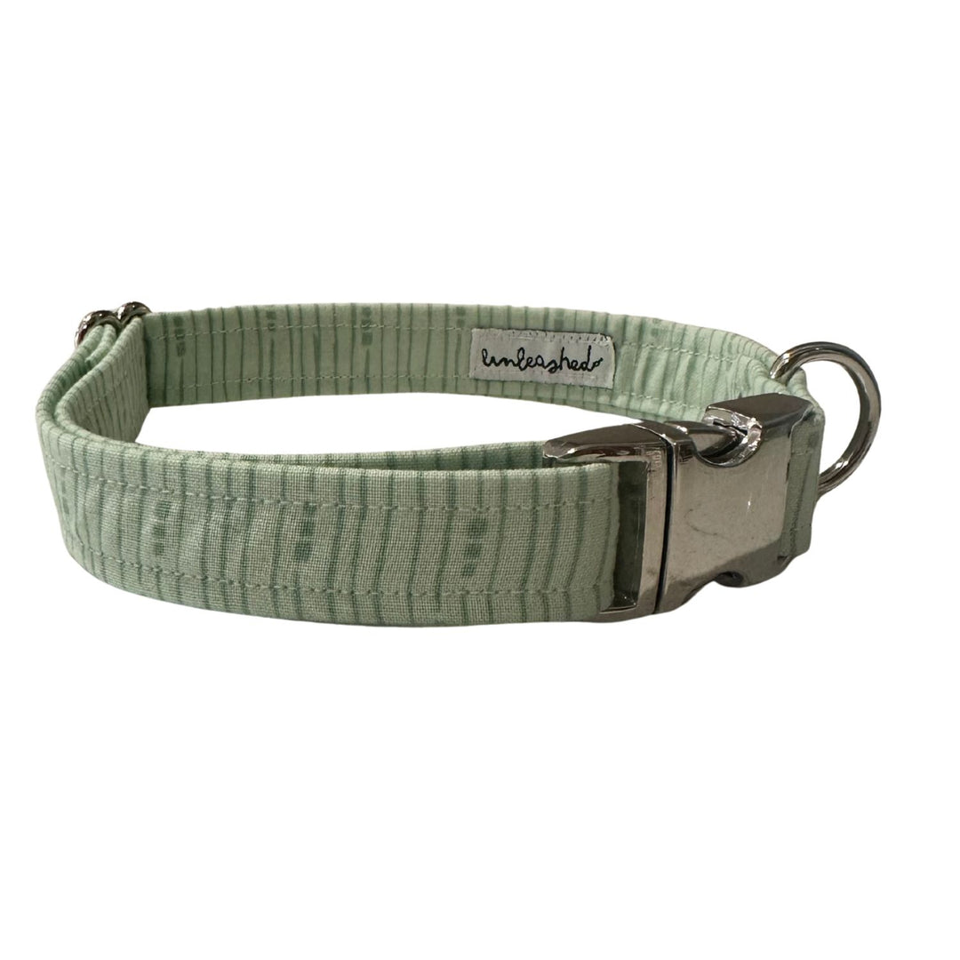 Green Dot & Stripe Unleashed Collar