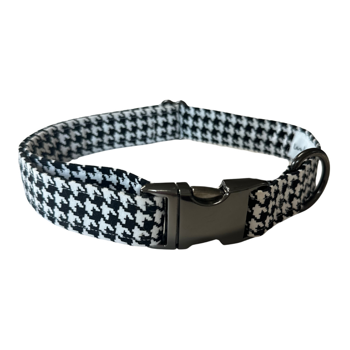 Black Houndstooth Unleashed Collar