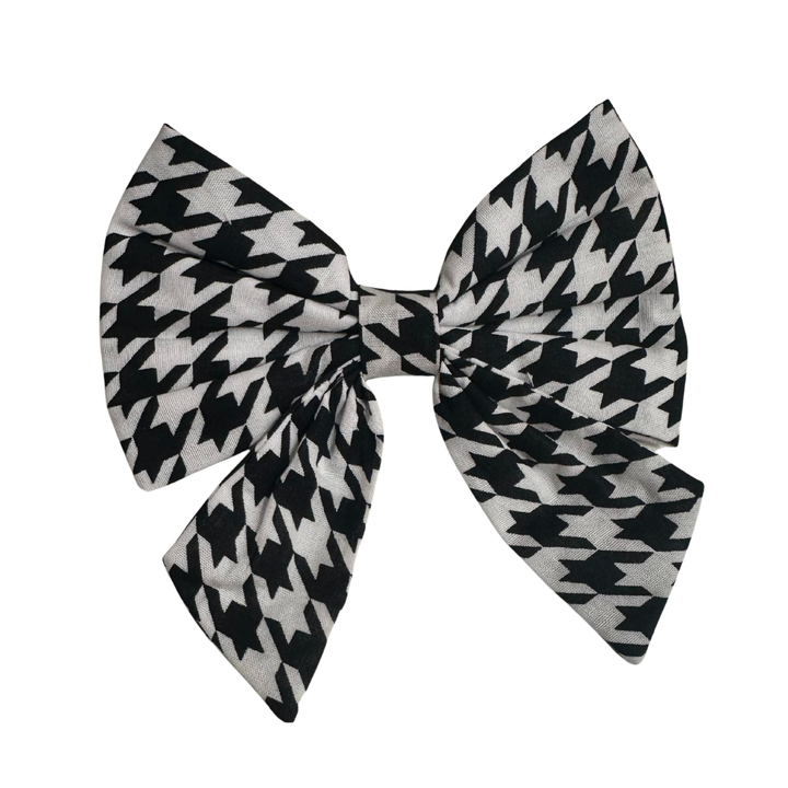 Unleashed Houndstooth Sailor Bows