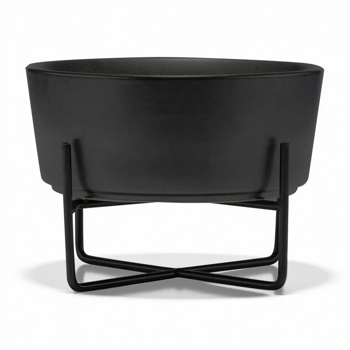 Simple Solid Bowl + Dog Bowl Stand (Small) (3 Colors)