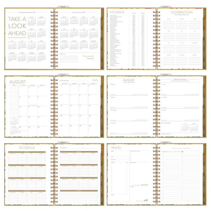2025-2026 Dogs Seedlings 17 Month Planner