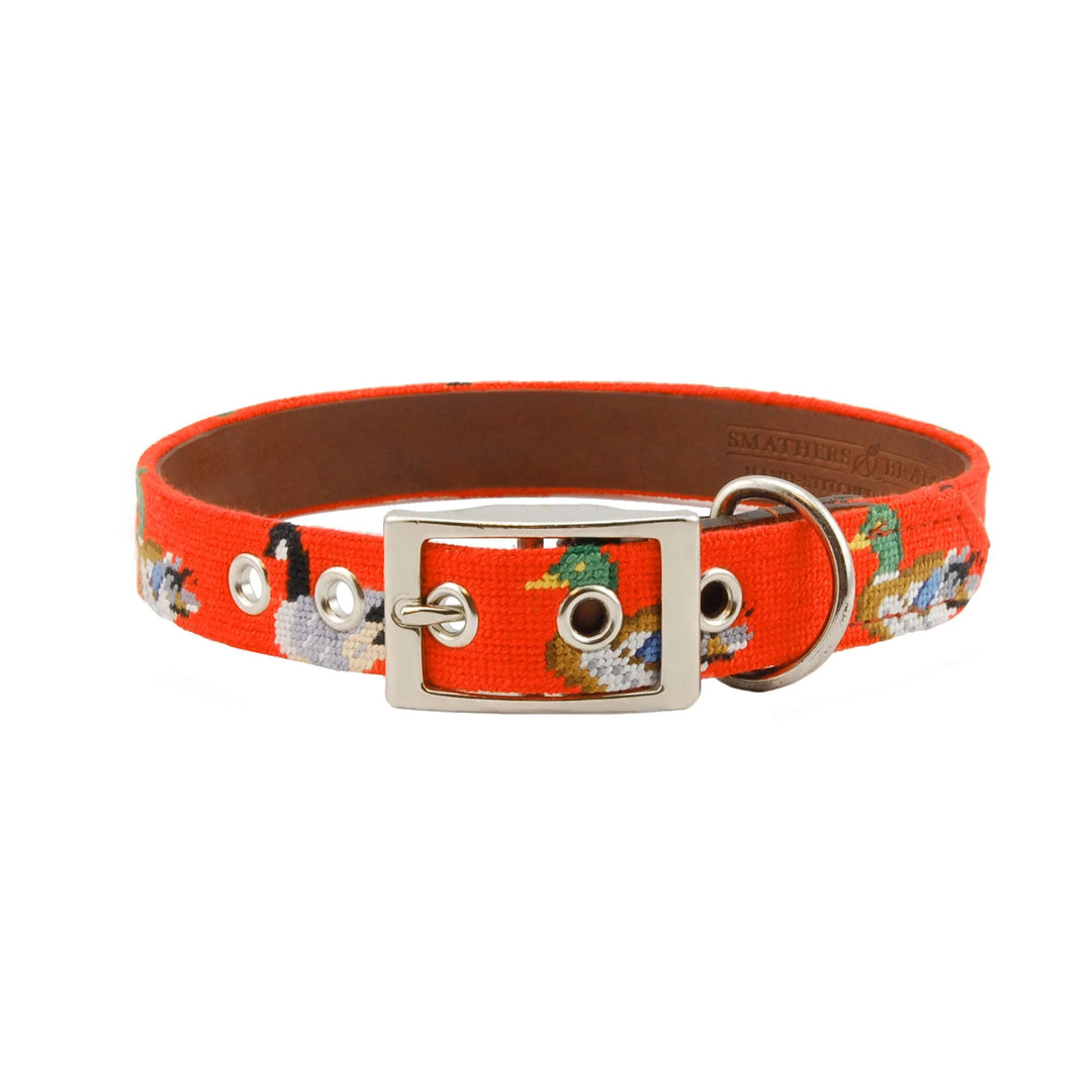 Duck Duck Goose Dog Collar (Orange)
