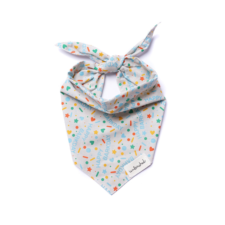 Unleashed Bandana- Sparkle Pawty Blue