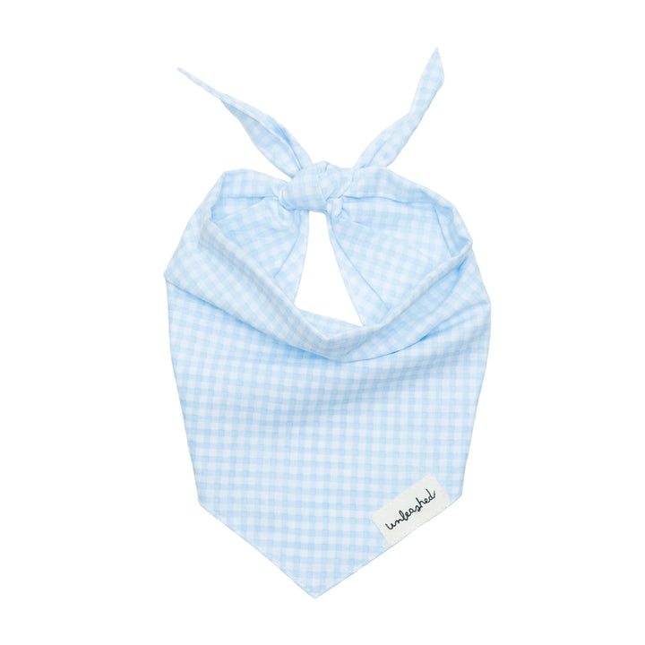 Unleashed Bandana - Baby Blue Gingham