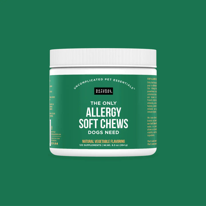 The Only Allergy Soft Chews Dogs Needs(120 Count)