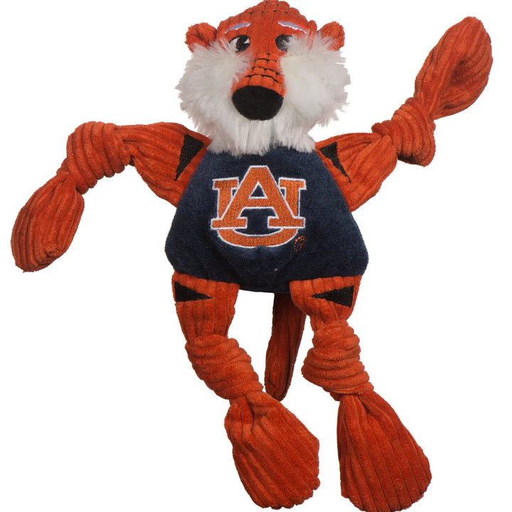 Auburn, Aubie the Tiger Knottie Plush Dog Toy(Large)