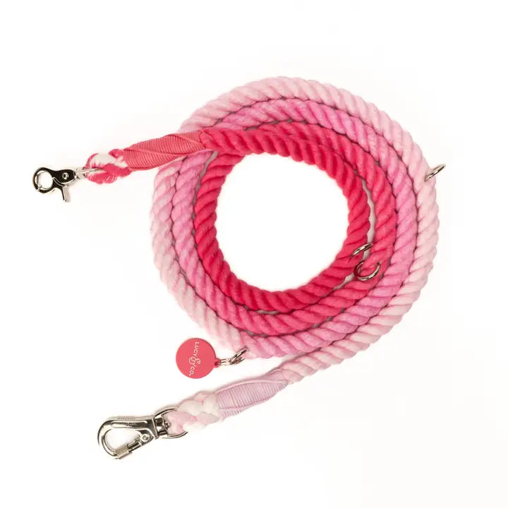 Lucy & Co Hands-Free Rope 7.5 Foot Length Leash (4 colors)
