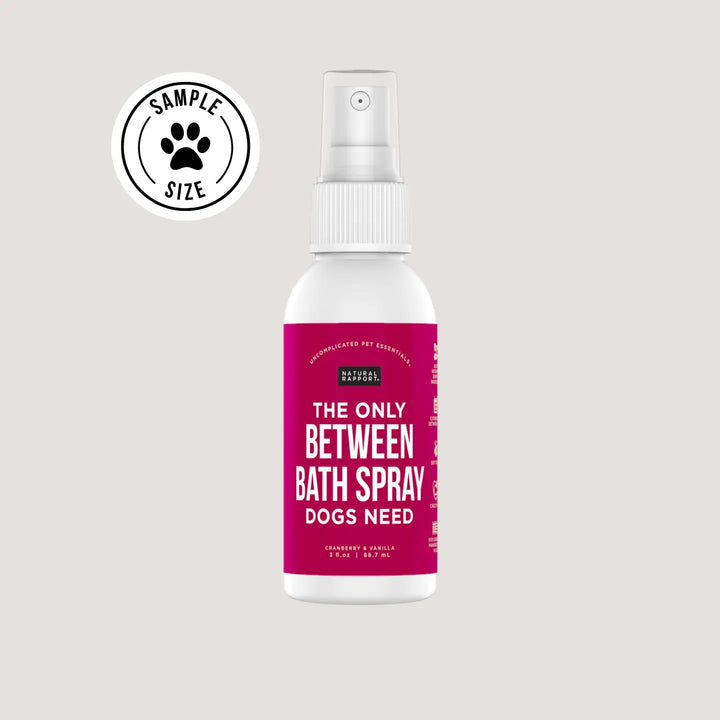 The Only Between Bath Spray Dogs Need - Cranberry & Vanilla (3oz)