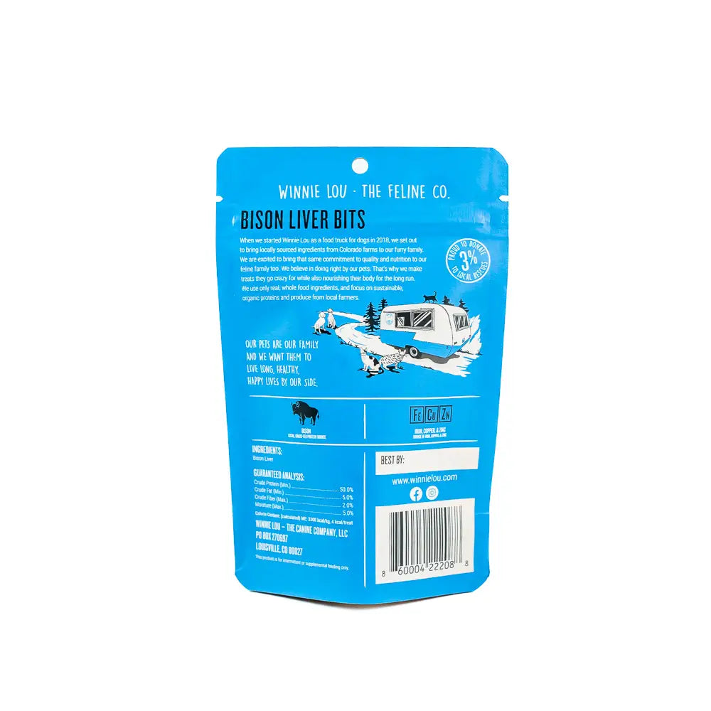 Bison Liver Bits - Cat Treat