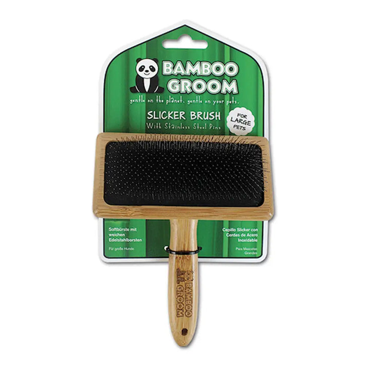 Alcott Bamboo Groom Soft Slicker Brush
