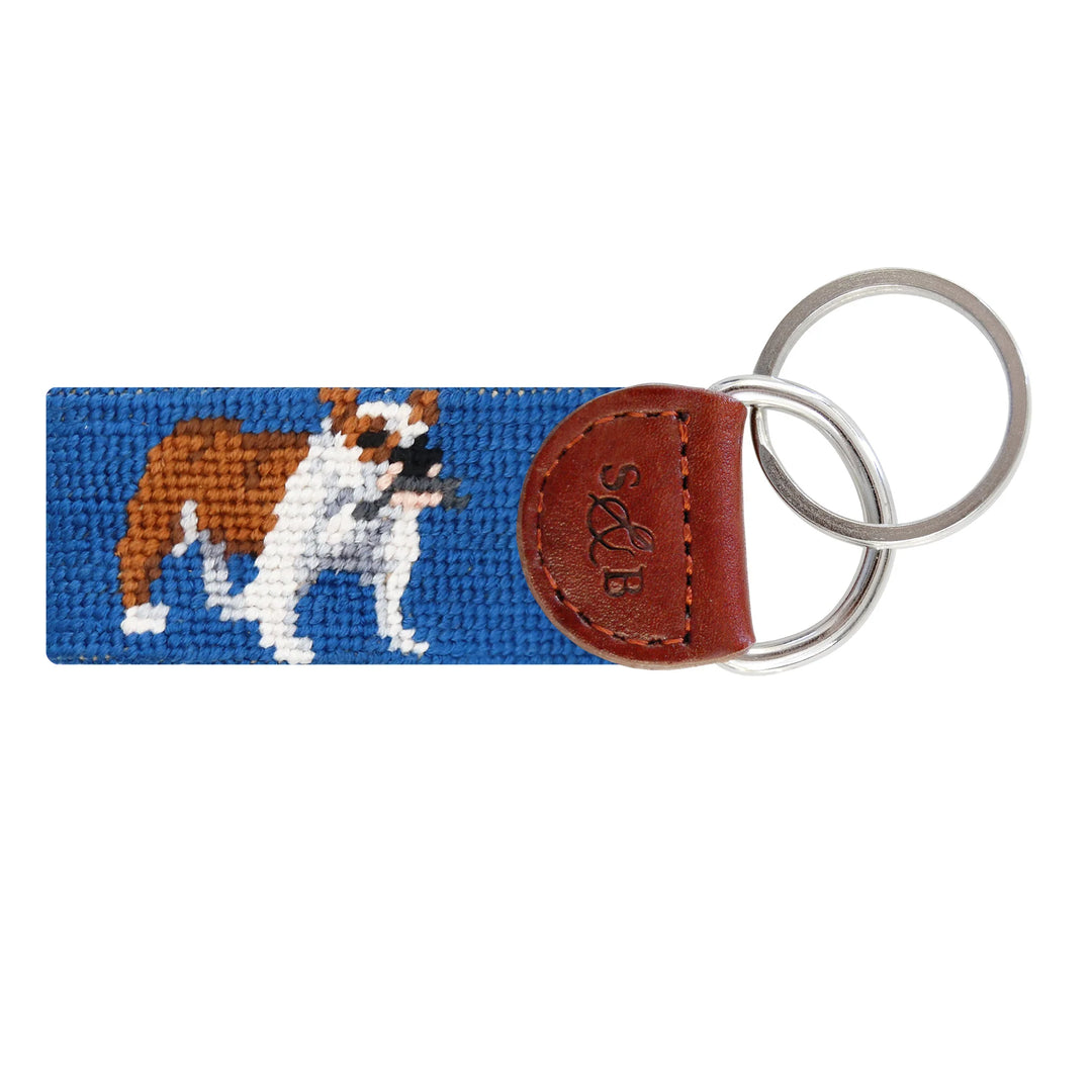 Smathers & Branson-Bulldog Key Fob (Blueberry)