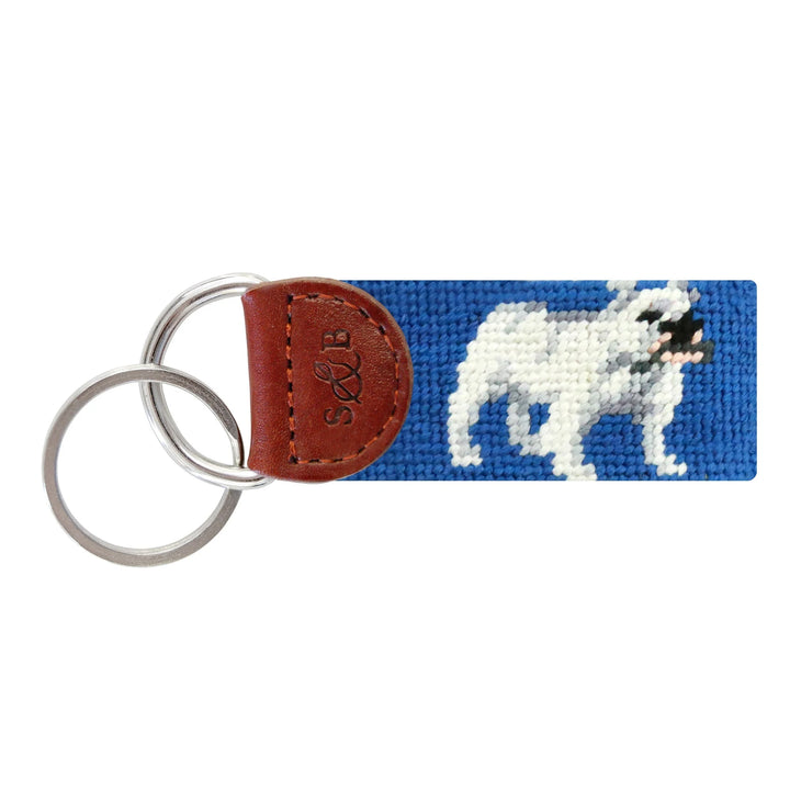 Smathers & Branson-Bulldog Key Fob (Blueberry)