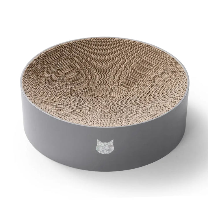 Cozy Cat Scratcher Bowl (Hologram Gray)