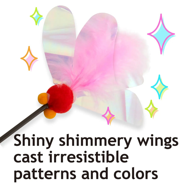 Crinkly Critters Fluttery Fish Cat Wand