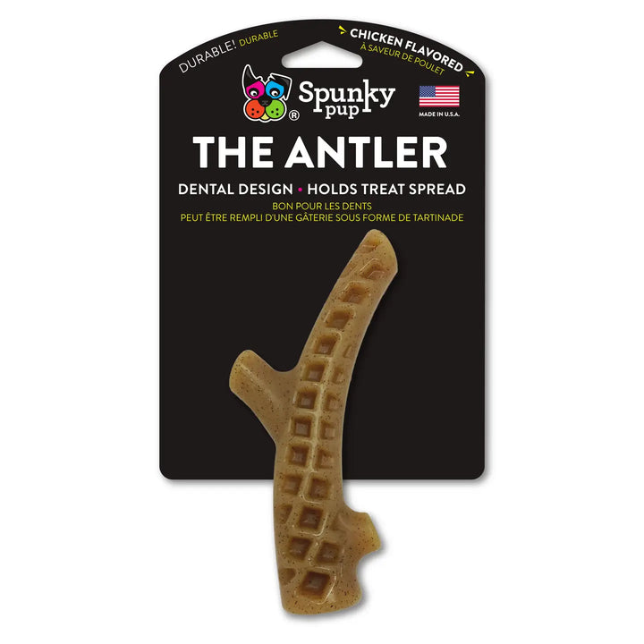 Spunky Pup- Hard Chew Nylon Antler (Chicken Flavored)
