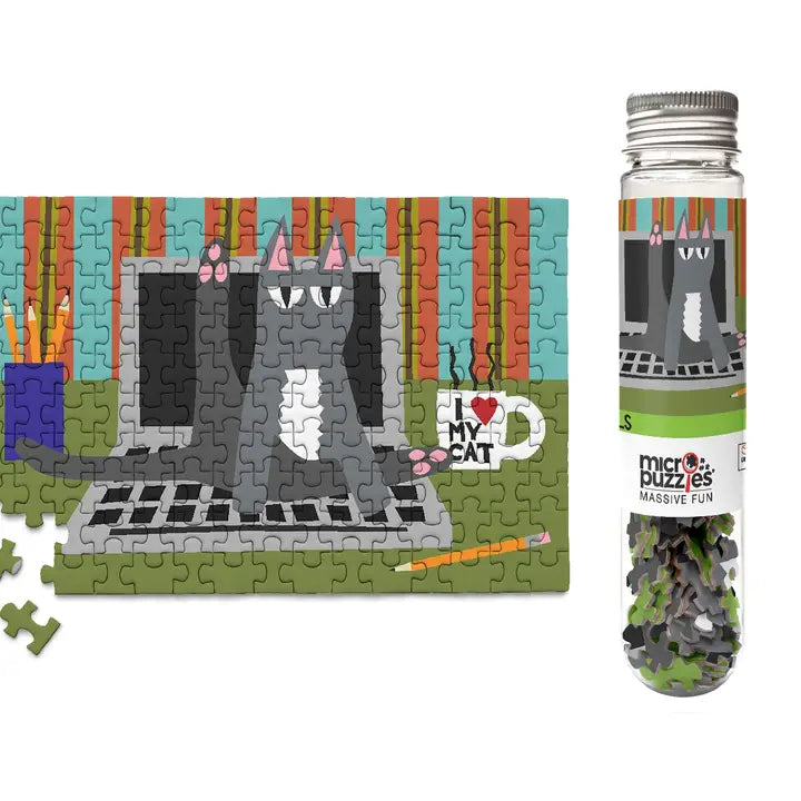 Cat On Keyboard Micro Mini Puzzle