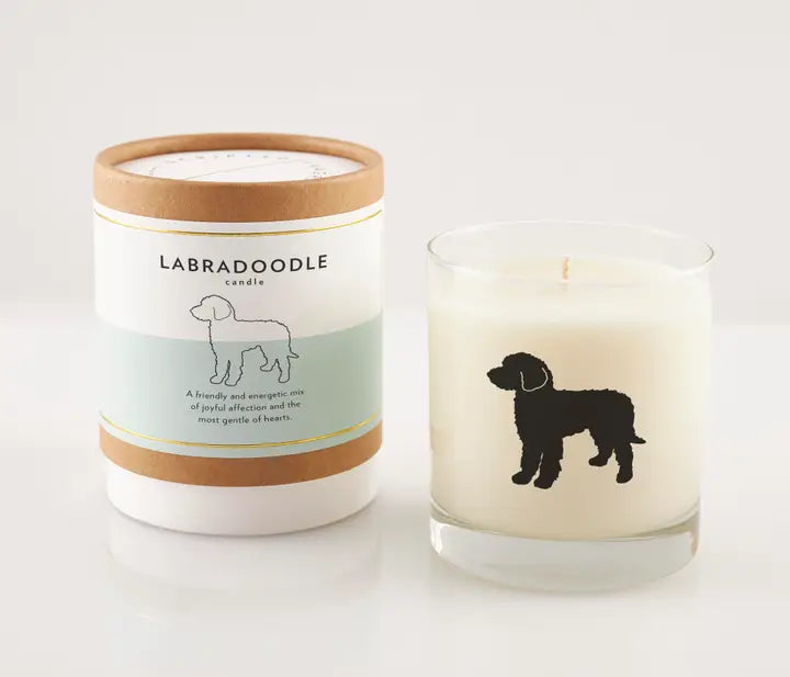 Labradoodle Dog Soy Candle