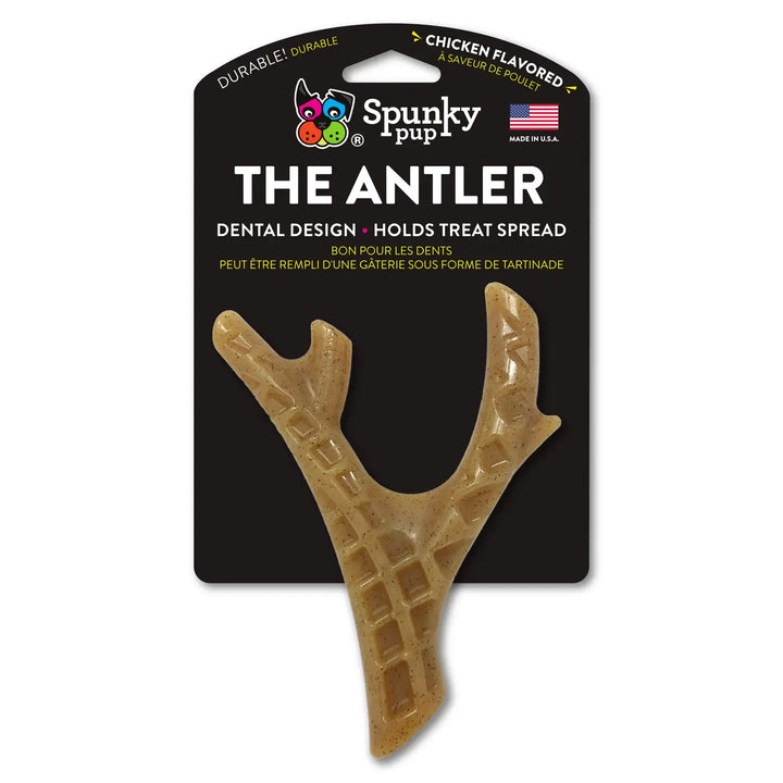 Spunky Pup- Hard Chew Nylon Antler (Chicken Flavored)