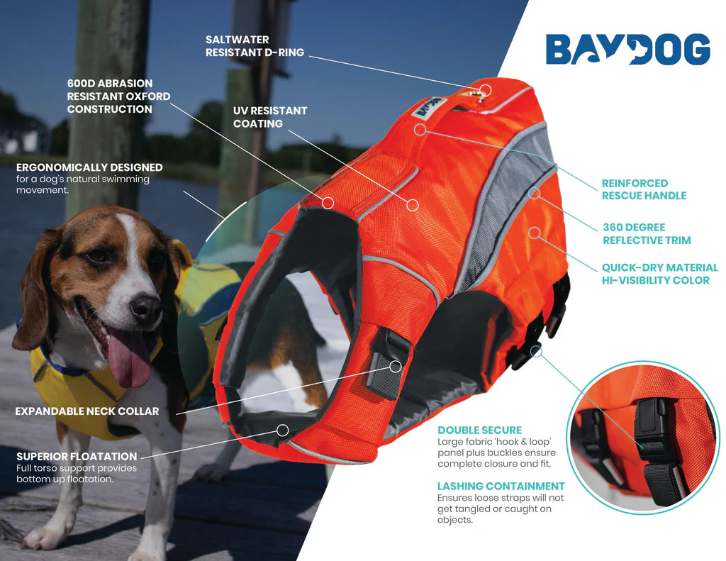 Monterey Bay Dog LifeJacket OffShore (2 Colors)