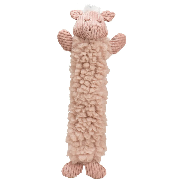 Penelope Pig Fluffer Long & Lovelie Plush Dog Toy