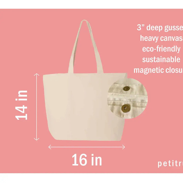 Shop Local Pet Dogs Beach Bag Canvas Tote Bags
