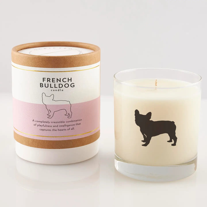 French Bulldog Dog Breed Soy Candle