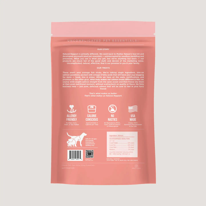 The Only Freeze Dried Salmon Dogs Need (3oz bag)