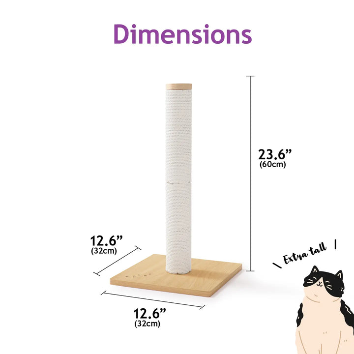 Premium Comfort Scratching Post (Oak)